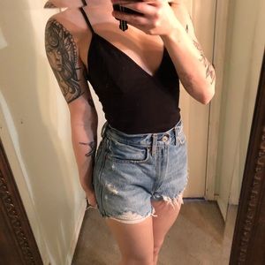Abercrombie & Fitch High Waisted Jean Shorts